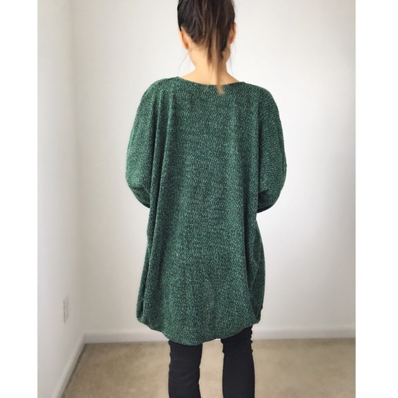 NEW Dark HUNTER GREEN open front Cardigan - Picture 6 of 7